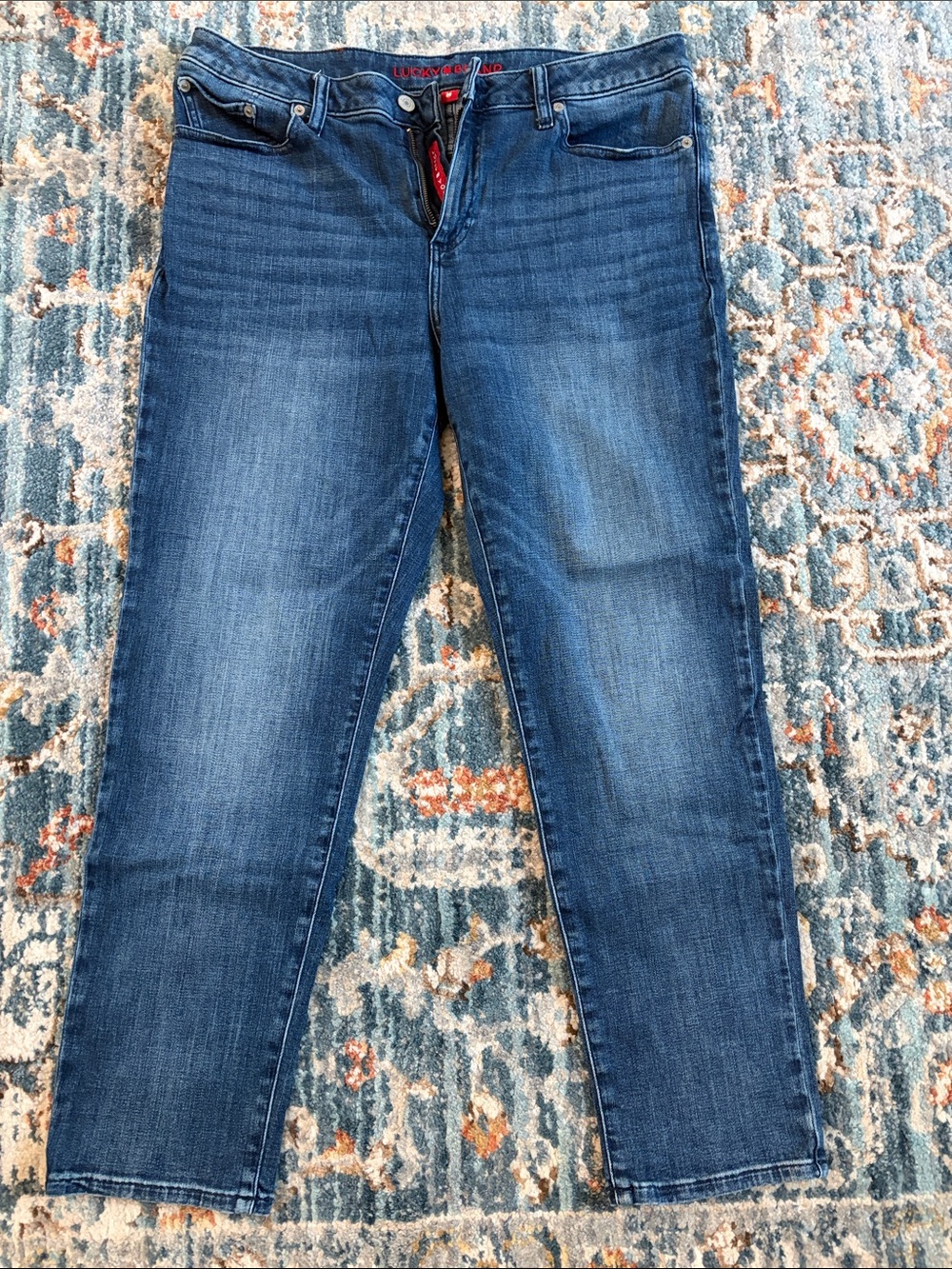 Lucky Brand Women's Medium Blue Straight Leg Jeans